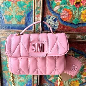 Steve Madden Pink Quilted Handbag